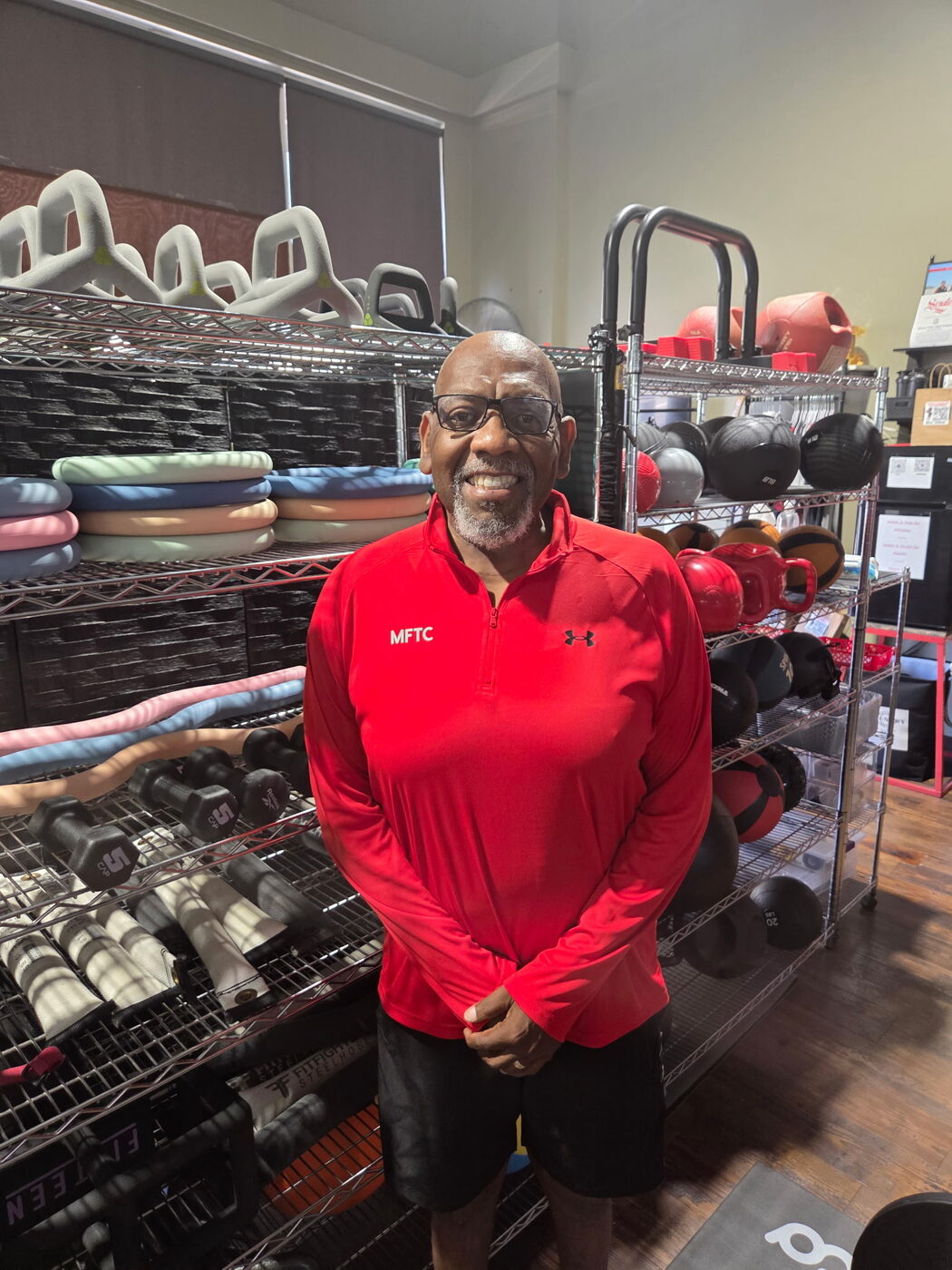 Alvin Peters at Marathon Fitness Training Center.