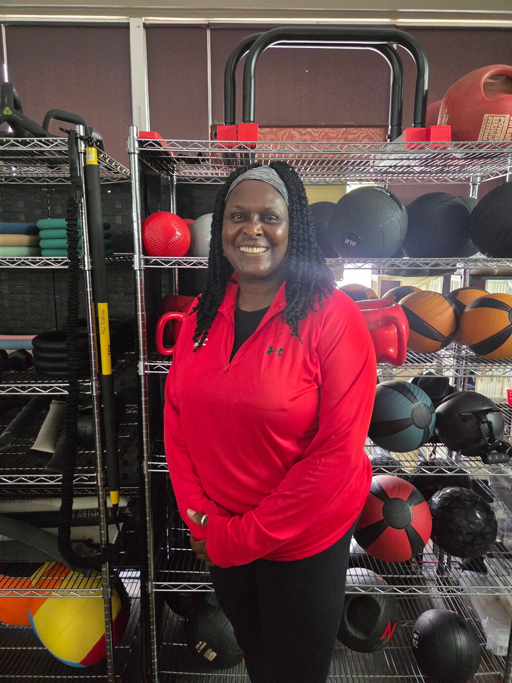 Pat Houston at Marathon Fitness Training Center.